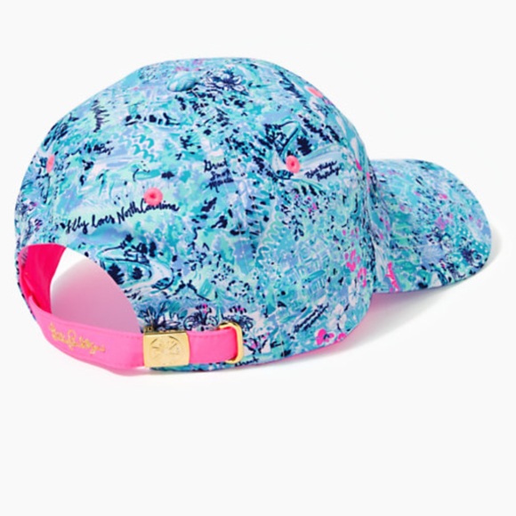 NWT Blue Peri Lilly Loves North Carolina Run Around Hat - Picture 3 of 7